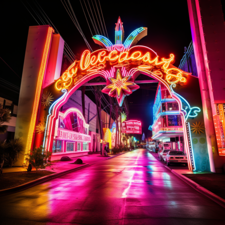 Light Up the Night: Neon Casino Extravaganza.